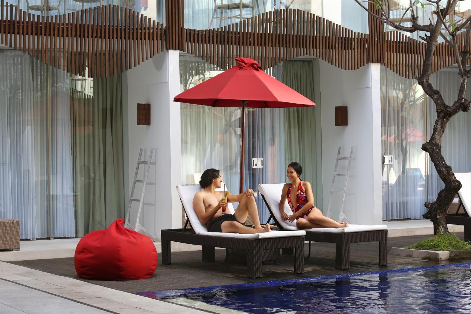 The Bene Hotel Kuta Lombok Exterior foto